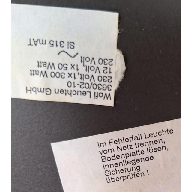 Metal Vintage Floor Lamp with Spotlight from Wofi, 1990s For Sale - Image 7 of 8