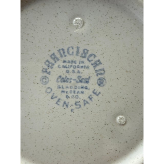 Mid 20th Century Franciscan California Pottery Starburst Dinnerware-Highly Collectible - 10pcs For Sale - Image 10 of 15