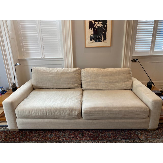 Restoration Hardware Maxwell Upholstered Sofa Chairish