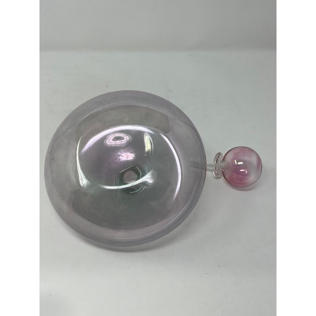 Beautiful Murano Glass Vase With Stopper For Sale - Image 4 of 7