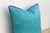 Toya Blue Dotted Ahir Handloom Pillow For Sale - Image 4 of 6