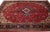 1960s 1960s Vintage Persian Tabriz Handmade Medallion Red Wool Rug For Sale - Image 5 of 7