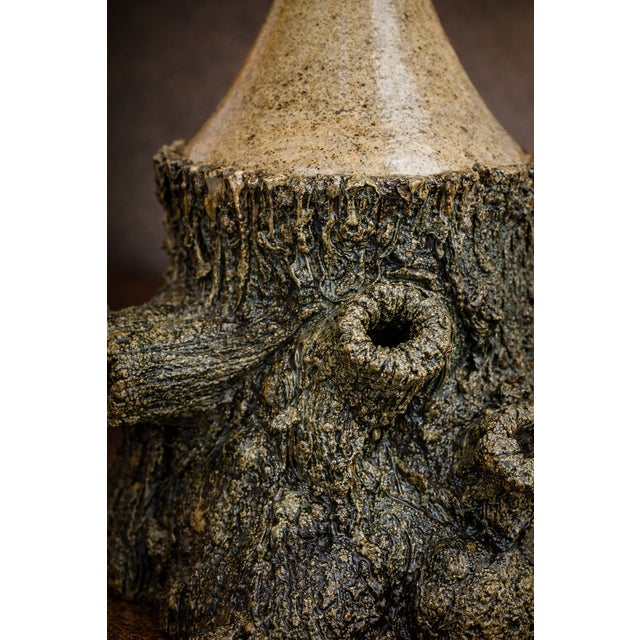 Vintage Swedish Ceramic Table Lamp by Ole Victor for Krukmakeriet Fågelmara, 1960s For Sale - Image 6 of 8