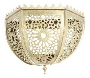 Brass Moroccan Art Wall Sconce Shade