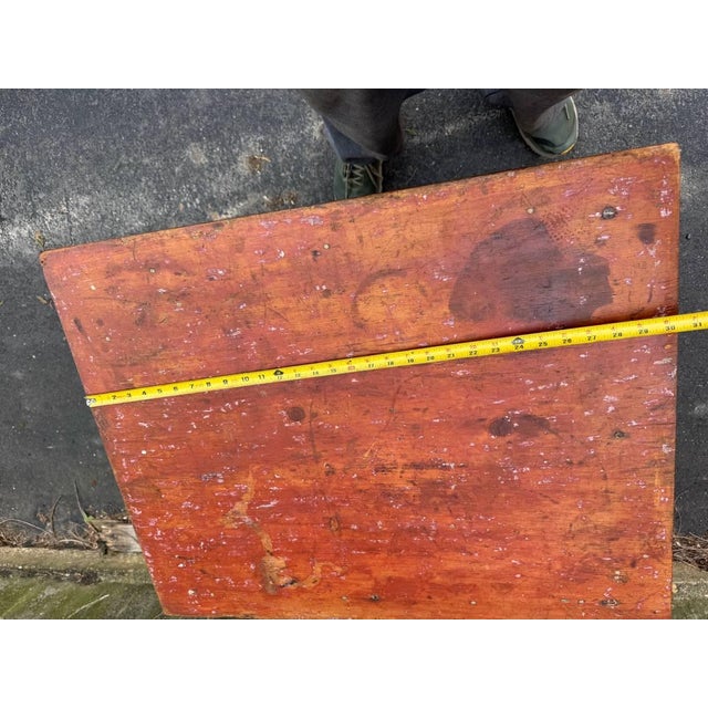 Antique 19th Century Early American Primitive Style Painted Tavern Table For Sale - Image 15 of 17