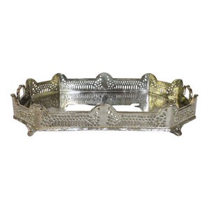 Vintage Edwardian-Style Reticulated Serving Tray
