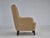 Mid-Century Modern Vintage Danish Highback Armchair in Velour, 1970s For Sale - Image 3 of 18