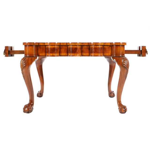 The Maitland Smith Chess Games Coffee Table is a vintage board game featuring a coffee table design with a built-in chess...