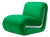 Frenesí Lounge Chair in Green Velvet from Moanne by Moanne For Sale