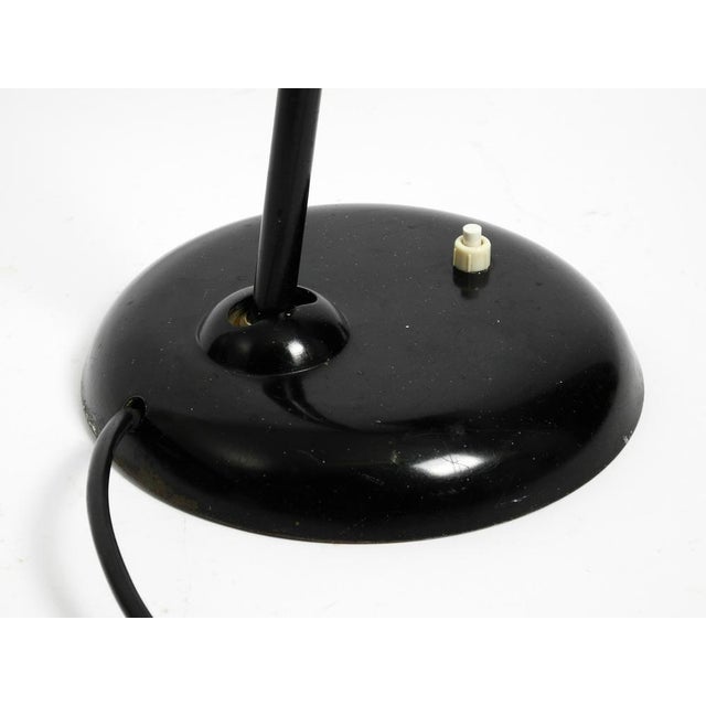 Industrial Metal Table Lamp Model 6581 in Black from Kaiser Idell / Kaiser Leuchten, 1940s For Sale - Image 9 of 18