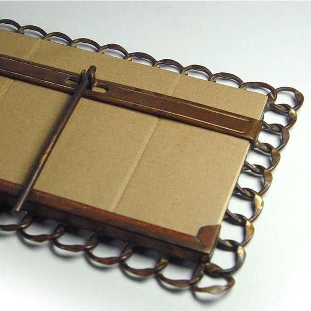 Vintage Brass Bronze Photo Frame For Sale - Image 6 of 10