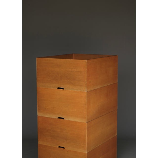 Storage Boxes in Beech Wood by Wim Den Boon, 1967, Set of 4 For Sale - Image 14 of 16