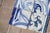 Ceramic Antique 18th Century Portuguese Baroque Scrollwork Tiles in Cobalt Blue & White, Antique Set of 6 For Sale - Image 7 of 8