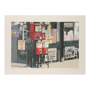 Little Italy, Charles Bell Silkscreen on Somerset Satin, Signed and Numbered in Pencil