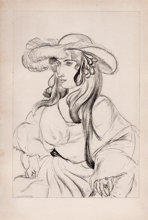 Matisse, Woman with Hat, Original Lithograph, 1920