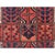 1960s Vintage Persian Bakhtiari Kheshti Garden Panel Rug, 6’7” X 7’8 For Sale - Image 5 of 9