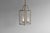 Metal Vintage Hexagonal Lantern in Brass and Glass, 1930s For Sale - Image 7 of 7