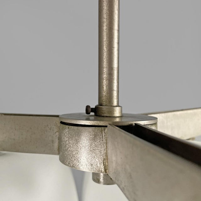 Italian Modern Triclinio Pendant in Glass and Brass attributed to Vico Magistretti for Artemide, 1970s For Sale - Image 18 of 18