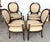 Set of 4 Baker Milling Road Neoclassical Mahogany & Parchment Leather Armchairs For Sale - Image 13 of 17