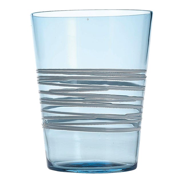 Filante Tumbler (Set of 6) - Aquamarine For Sale