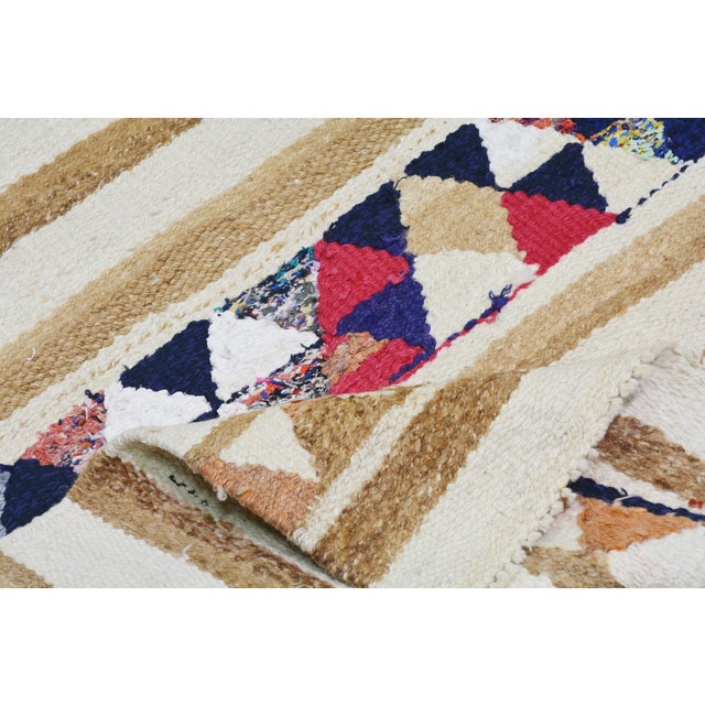 Tribal Vintage Turkish Tribal Kurdish Flatweave Wool Rug, 3X10 For Sale - Image 3 of 3