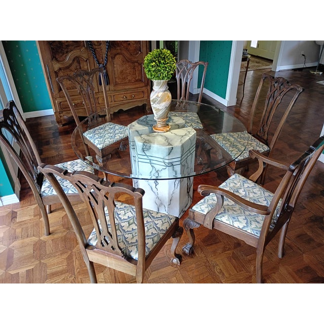 Wood Centennial (1876) Chippendale Style Chairs For Sale - Image 7 of 9