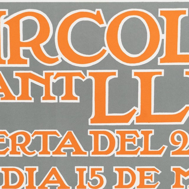 Fourth Exhibition of the Círcol de Sant Lluch Poster, 1969 For Sale - Image 9 of 11