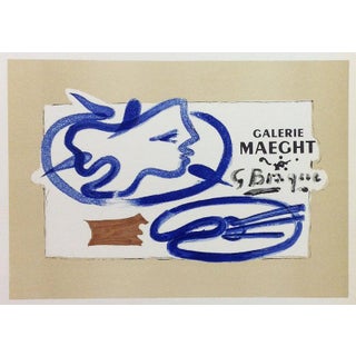 1959 "Theogonie" Georges Braque 3, Lithograph Art in Posters, Mourlot For Sale