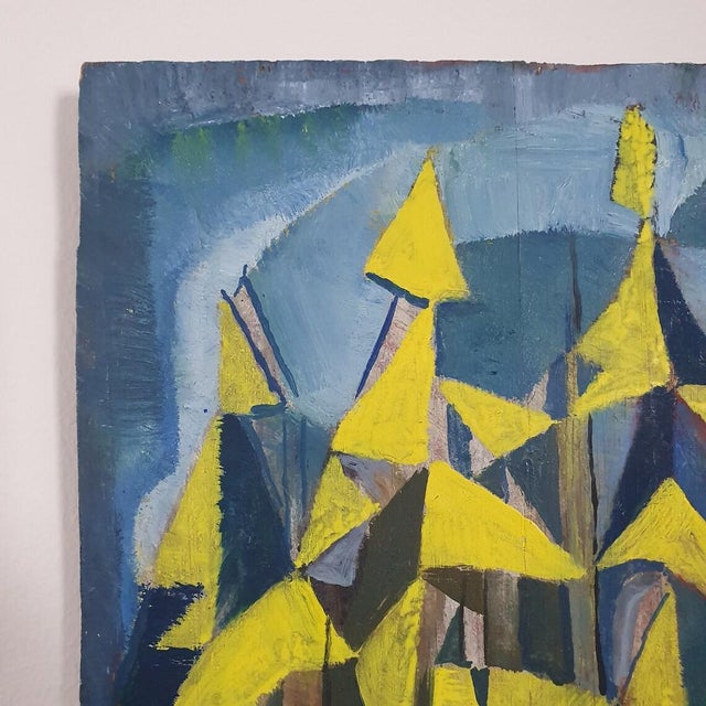 Bo Gustavsson, Rome, 1951, Oil on Board For Sale - Image 17 of 18