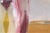Late 20th Century Contemporary Abstract Expressionist Iridescent Multicolor Nude Figure by Stephanie Heit For Sale - Image 5 of 6