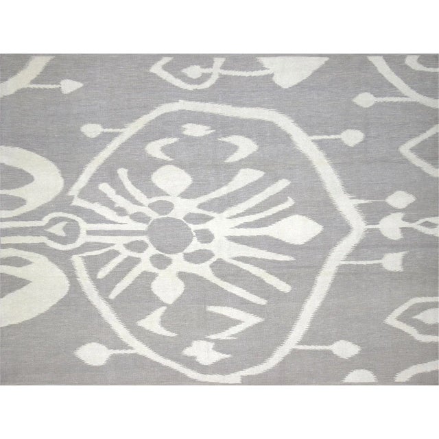 2010s Contemporary Ikat Design Kilim For Sale - Image 5 of 5