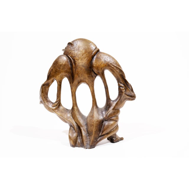 Modern 1990s Bronze Sculpture by Simon Simeon - Exodus - Flight Out of Egypt For Sale - Image 3 of 4