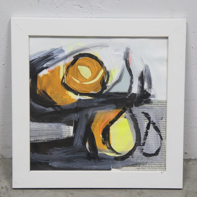 Lola Galanes, Collage, 2000s, Mixed Media on Paper, in Very Good conditions. Designed from 2000 This piece has an...