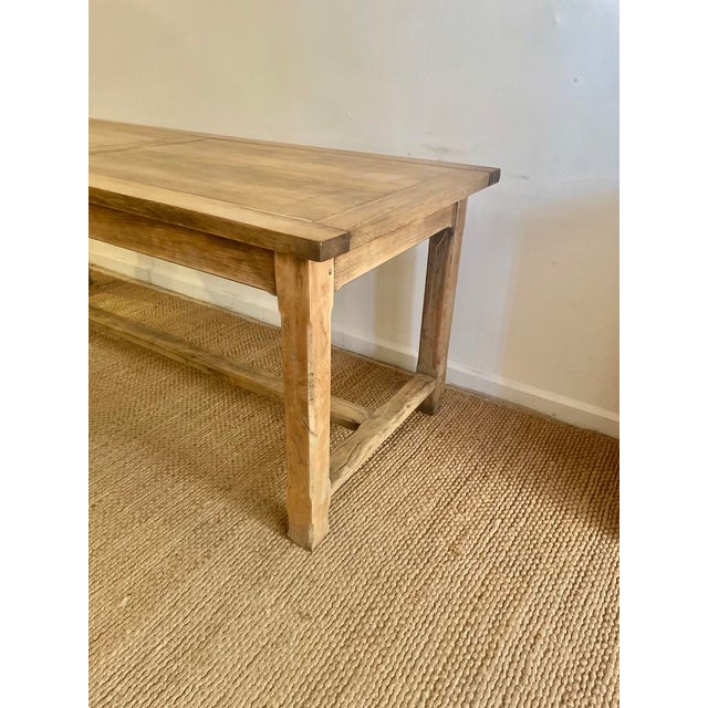 French Dining Table in Oak For Sale - Image 10 of 11