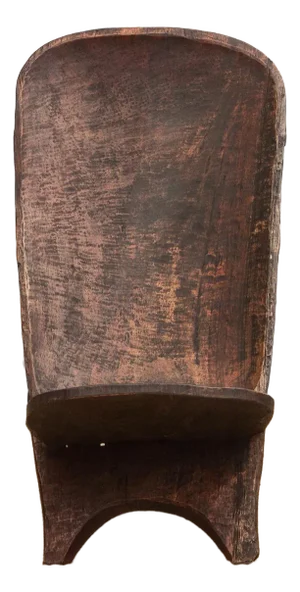 Forest Brown African Senufo Folding Chair