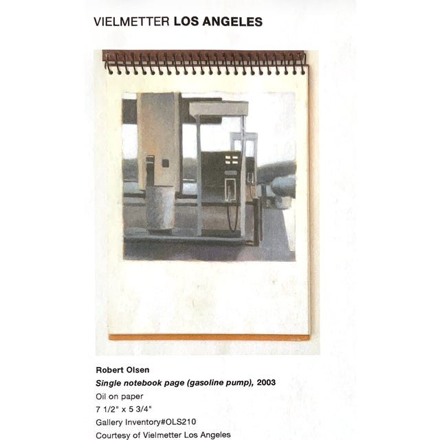 Robert Olsen Notebook Double Page (Gasoline Pump + Notes), 2003, Framed Diptych For Sale - Image 9 of 9