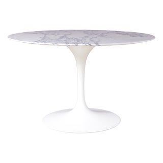 Marble Dining Table by Saarinen for Knoll Int, USA, 1970s For Sale
