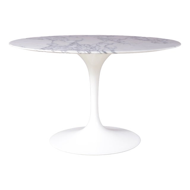 Marble Dining Table by Saarinen for Knoll Int, USA, 1970s For Sale