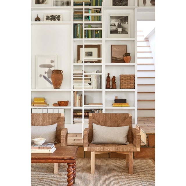 A polished take on a rustic classic, the Textura Woven Lounge Chair evokes leisure and ease. Natural seagrass rope is...