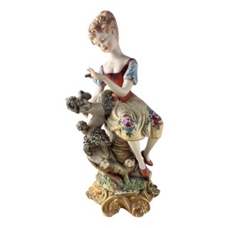 Porcelain Statuette from Capodimonte, Italy, 1970s For Sale