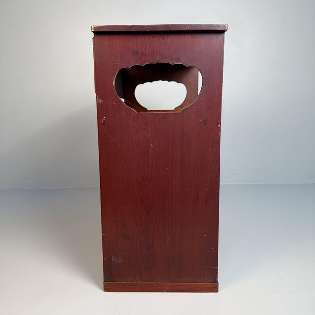 Small Japanese Chadansu Cabinet with Sliding Doors, Japan, 1930s For Sale - Image 11 of 14