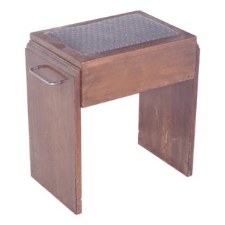 Mid-Century Modern Wooden Piano Bench For Sale