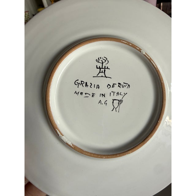 Grazia Deruta Majolica Tea Service, Set of 8. Hand-Painted in Deruta, Italy A beautiful and complete hand-painted majolica...