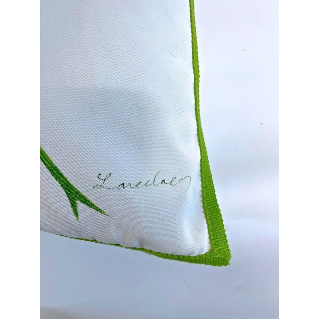 Vintage Handpainted Parrot Pillow For Sale In Atlanta - Image 6 of 6