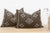 Burnt Umber Pair of Cashbah Silk Lumbar Pillows For Sale - Image 8 of 8