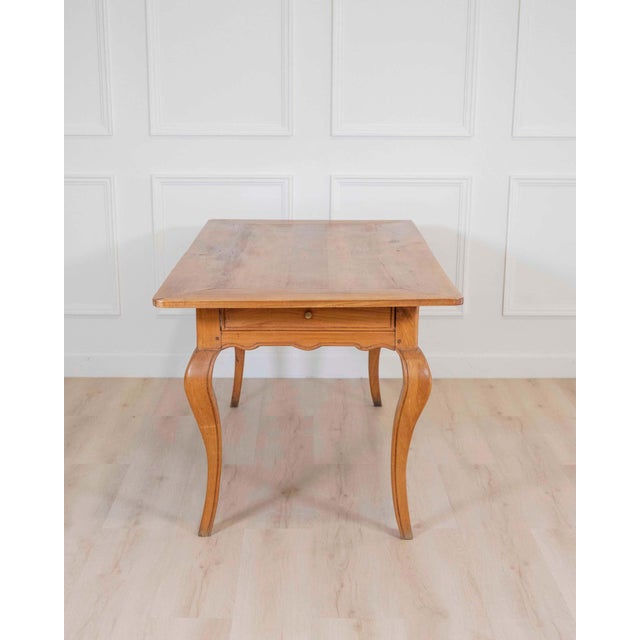 19th Century French 19th Century Provincial Walnut Farm Table For Sale - Image 5 of 8