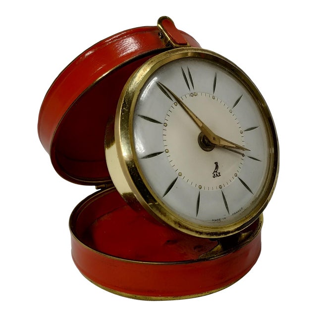 1960’s French Folding Travel Alarm Clock Henric by Jaz For Sale - Image 9 of 9
