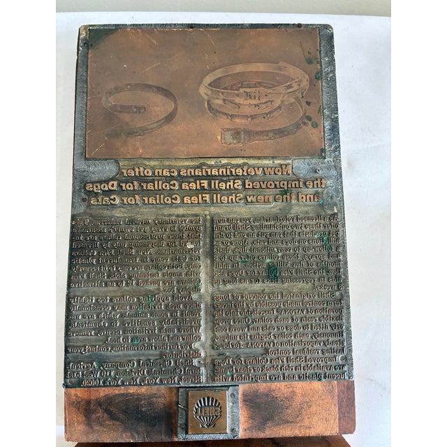 Set of 4 Antique Letterpress Advertising Printer’s Blocks For Sale - Image 4 of 13