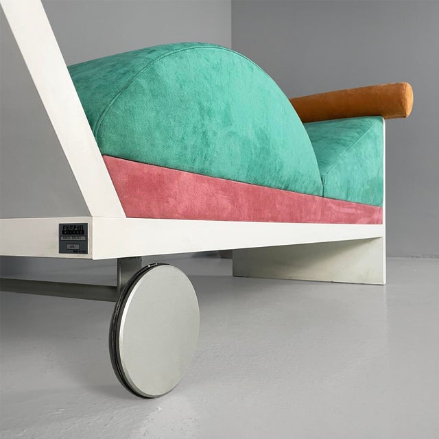 Italian Chaise Longue Juan by Marco Panini for Memphis, 1987 For Sale - Image 10 of 13