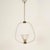 Murano Glass and Brass Flower Pendant Light from Barovier, Italy, 1940s For Sale - Image 8 of 10